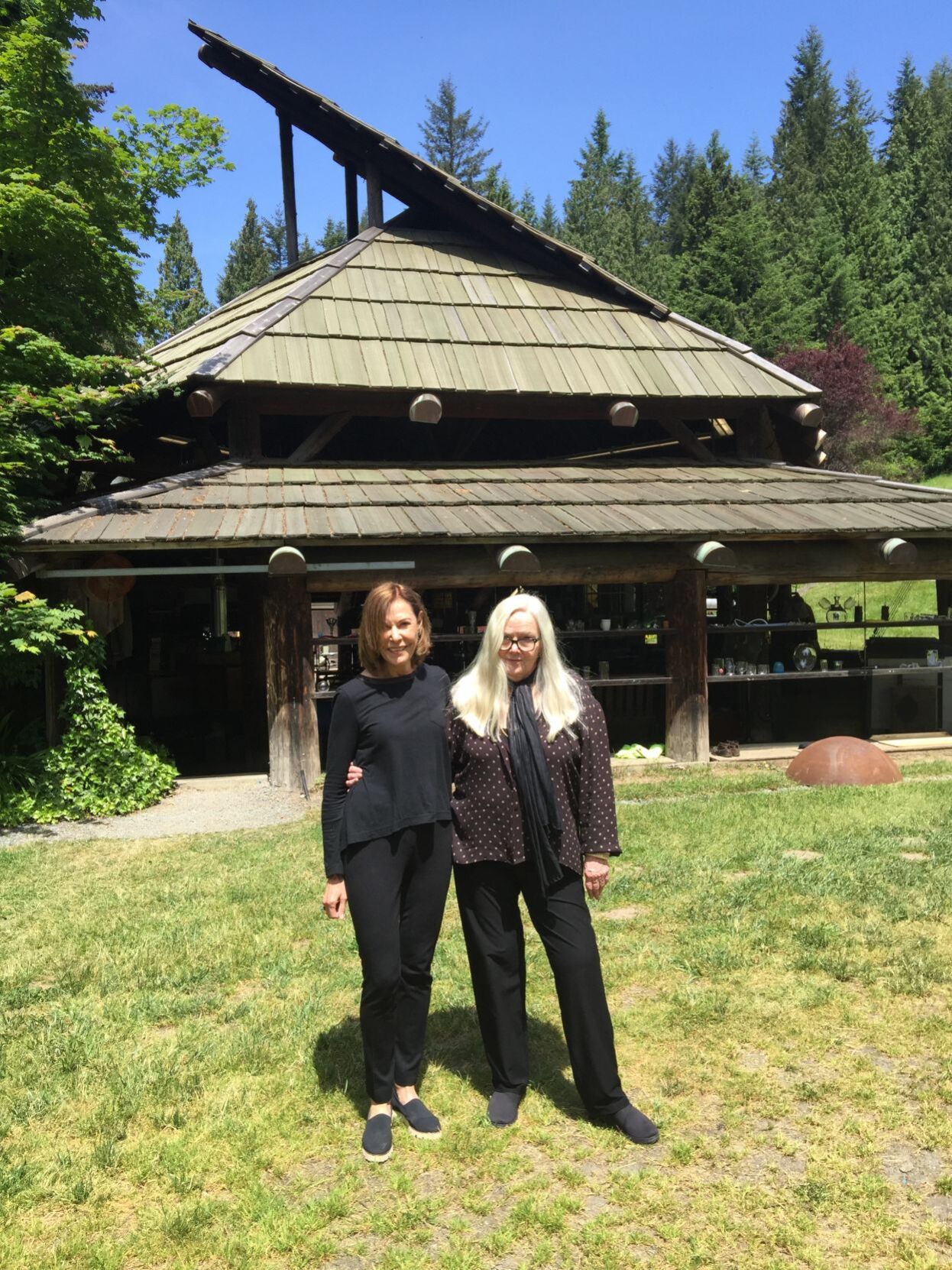 Jan and Sandra at Pilchuck.JPG